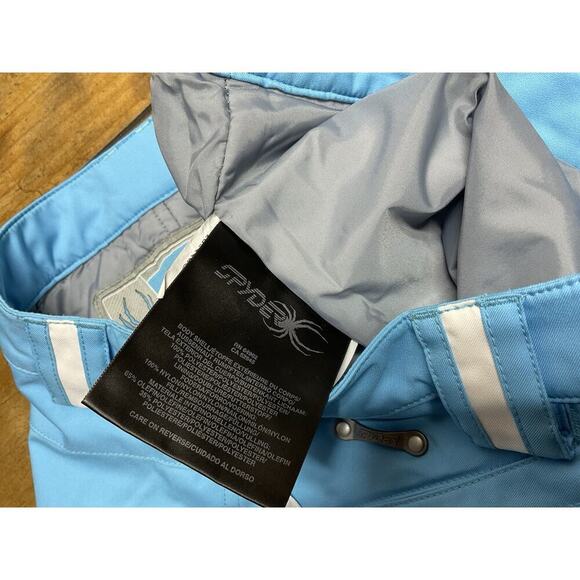 SPYDER Womens 10 Ski Pants Blue Thinsulate Insolated Bootcut Snow Winter - Picture 11 of 16